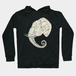 Crowded Elephant Hoodie